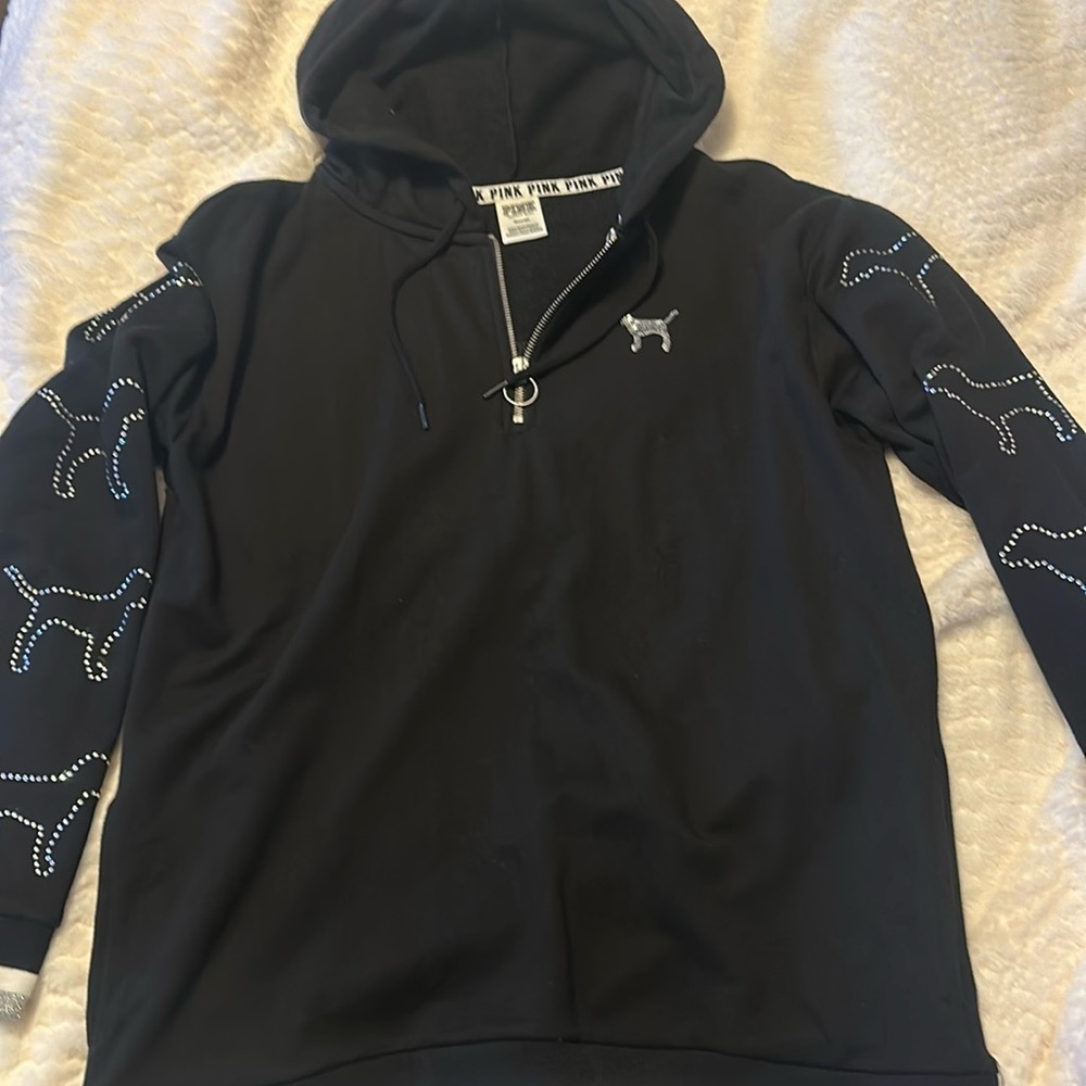 VS PINK Half Zip Hoodie